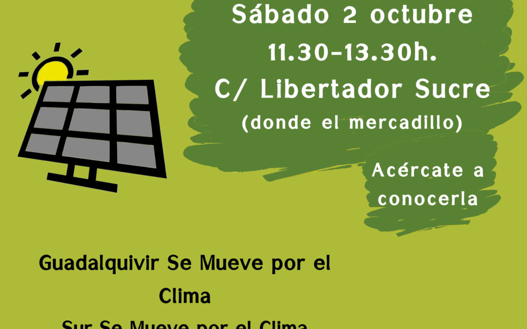 Caravana solar. Energía limpia y barata – Guadalquivir