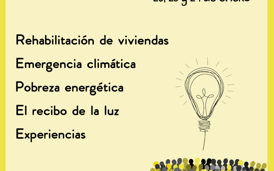 Jornadas «Transición justa y eficiente desde mi barrio»