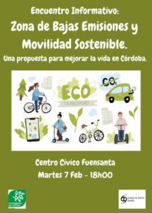 Encuentro informativo: Zonas de Bajas Emisiones y Movilidad Sostenible