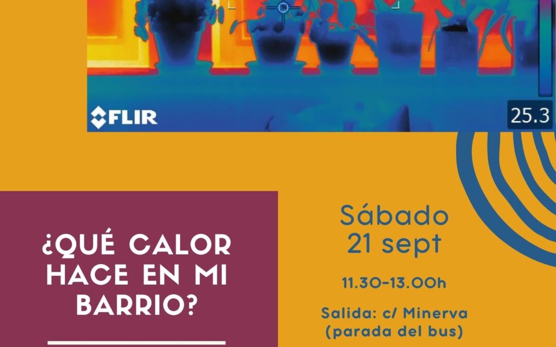 ¿Qué calor hace en mi barrio? Taller de ciencia ciudadana