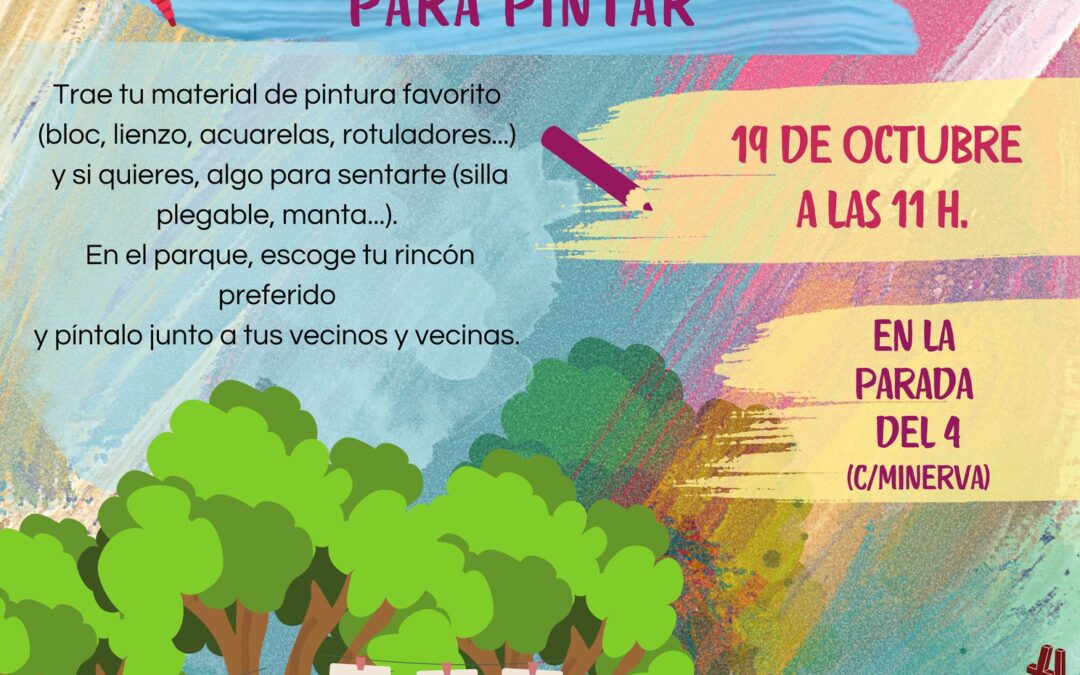 Encuentro vecinal para pintar
