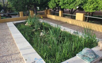 El estanque-fuente de los Jardines de Orive acogerá de nuevo actividades vecinales en la celebración de su segundo aniversario