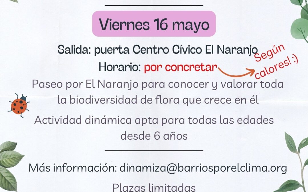 Ruta para conocer las plantas silvestres